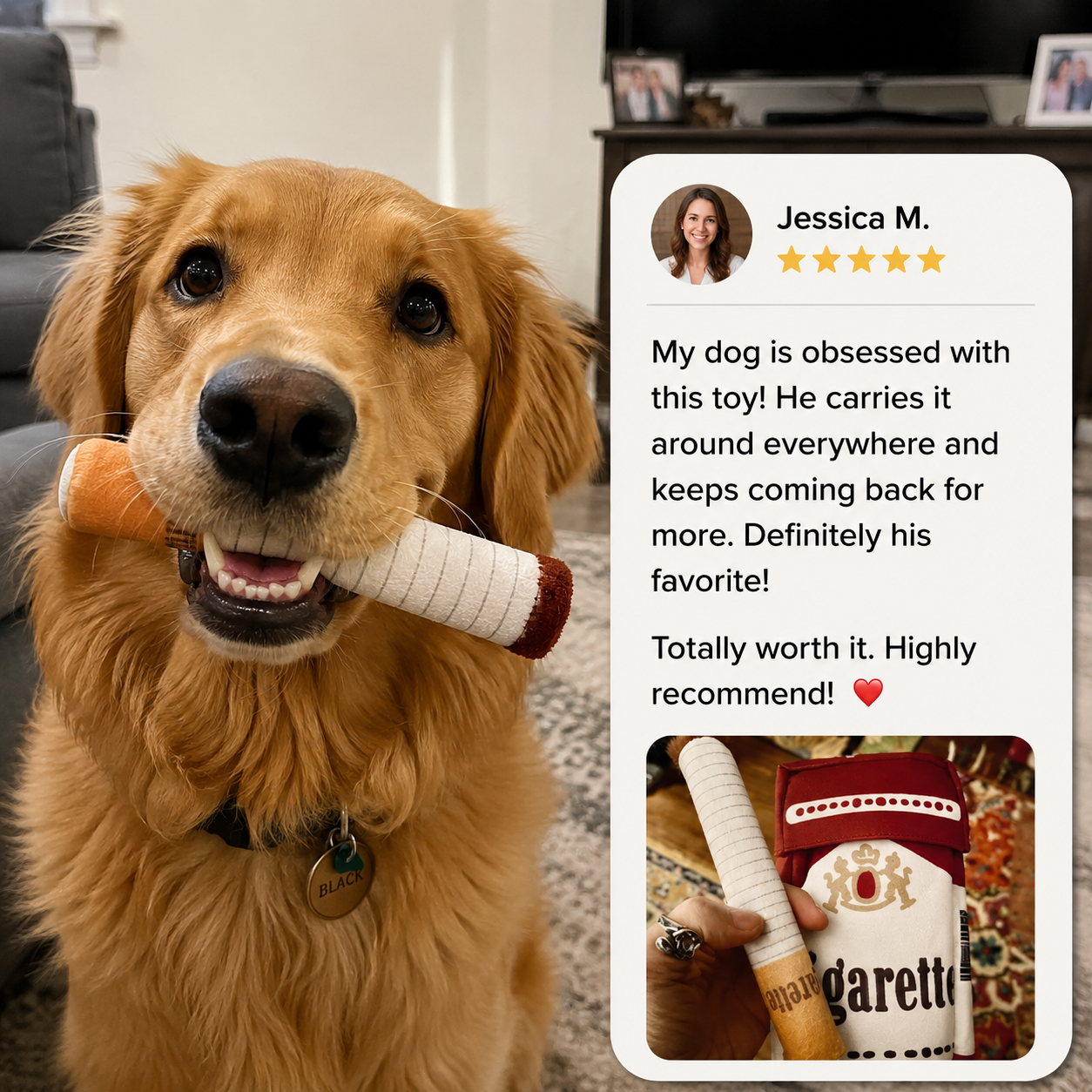 SmokiPup™ Cigarette Toy
