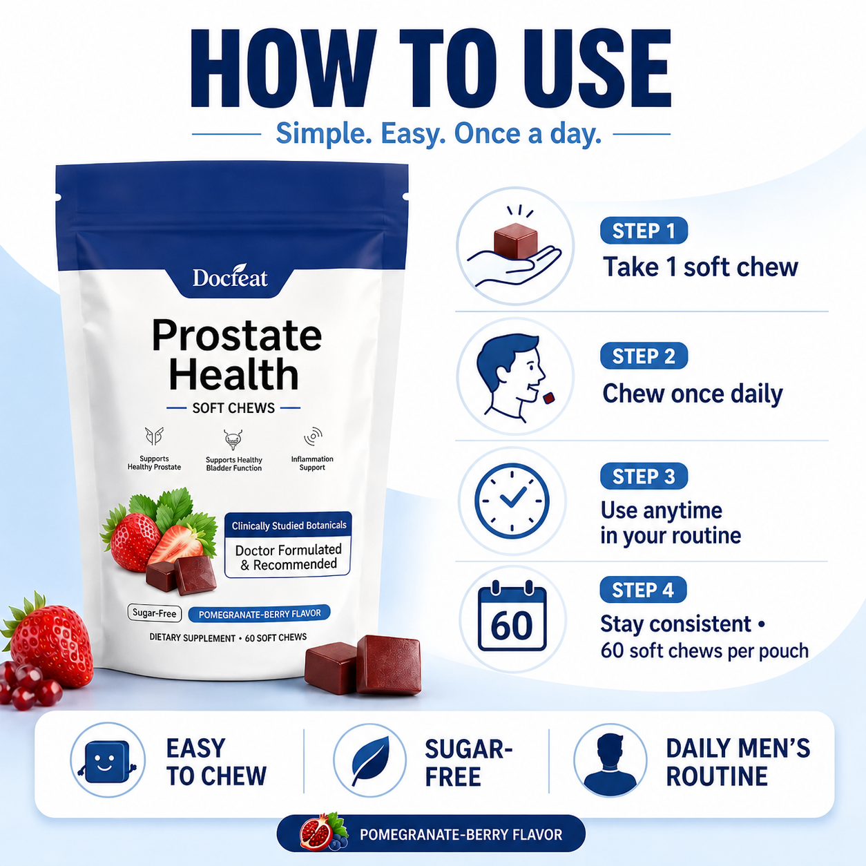 Docteat Prostate Health Chews